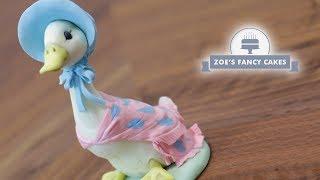 Jemima Puddle Duck cake topper tutorial Beatrix Potter