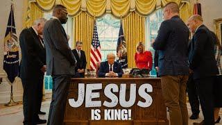 President Donald Trump BRAGGing About Jesus. #JesusIsKing