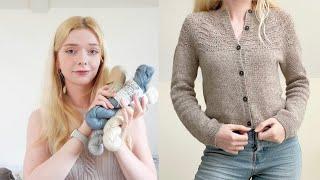 florence's knitting podcast 16: peacock cardigan and pretty mohair