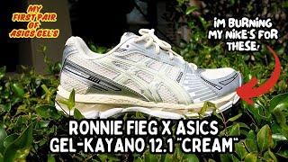 I'm BURNING my Nike's: Ronnie Fieg x Asics Gel-Kayano 12.1 Cream