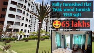 FULLY FURNISHED 3 BHK FLAT FOR SALE,TEAK WOOD FURNISH,1350 Sqft Just 65 Lakhs Only#kakkanad