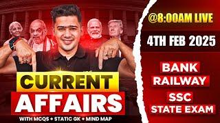 4TH FEBRUARY 2025 | DAILY CURRENT AFFAIRS | SSC, ALL BANK & INSURANCE EXAM | KUSH SIR | YES OFFICER