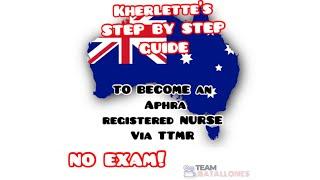 how to be aphra registered nurse? #nzrn #aurn #ttmr