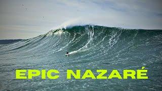 BEST BIG NAZARÉ SO FAR | El Niño Season | REAL SOUND AND CUSTOM SCORE