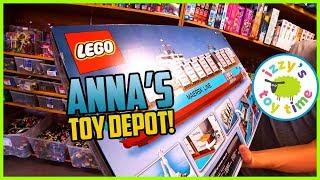 TOY SHOPPING AT ANNA'S TOY DEPOT! LEGO, Thomas and Friends, and Fun Toy Trains and Cars !