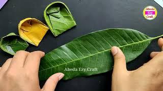 आम के पत्ते का सूप कैसे बनाये | Mango Leaf Craft | Mango Leaf Toran | @abedaezycraft