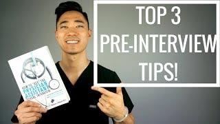 Pre-PA | My Top 3 Pre-Interview Tips!