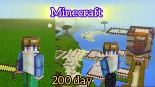 Minecraft 200 day. Cran tv.