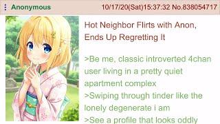 Hot Neighbor Flirts with Anon, Ends Up Regretting It - 4Chan Greentext Stories