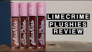 | PLUSHIES LIMECRIME REVIEW AND SWATCHES |