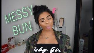 HOW TO: MESSY BUN | AMBER ROSE OATMAN