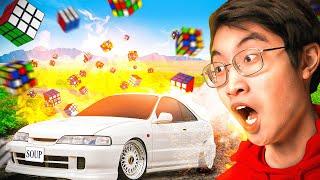 Crashing into 2000 Rubik’s cubes!