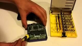 Disassembling a Gameboy Advance SP