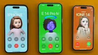 Incoming + Outgoing Call + FaceTime Two IPhone 14 Pro vs IPhone 14 Pro Max