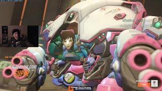 POTG! SUPER D.VA GAMEPLAY OVERWATCH 2 SEASON 9 TOP 500