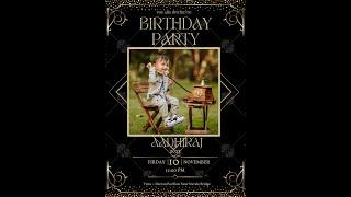 1st Birthday Celebration AAdhiraj