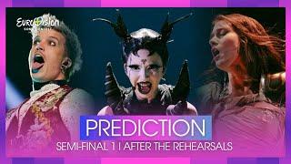  Eurovision 2024: Top 15 l SEMI-FINAL 1 l PREDICTION l After The Rehearsals