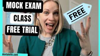 FREE Look Inside A Mock Exam Practice Class with Dentalelle Tutoring