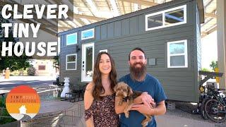 Comfy, Clever $70k Tiny House - couple's dreamy slow travel lifestyle!