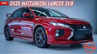 2025 Mitsubishi Lancer Evo - A Game-Changer in Performance!!