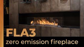 Fire Line Automatic 3 | Zero Emission Automatic Ethanol Fireplace | Planika