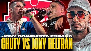 JONY SALVAJE ️ BLON REACCIONA A CHUTY VS JONY BELTRÁN EN FMS ESPAÑA