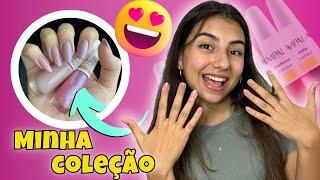 ORGANIZANDO MINHA COLEÇÃO DE ESMALTES - dicas para crescer a unha - Julia Moraes