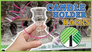 Why everyone is buying CANDLE HOLDERS from the Dollar Store! TOP 12 CANDLE HOLDER HACKS to TRY!