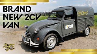 This is a BRAND NEW Citroen 2CV AK Electric Delivery van - exclusive first drive review