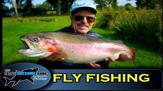 Big Trout on the Crane Fly - Totally Awesome Fishing Show