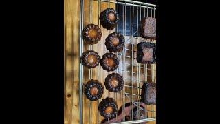 다이소 틀로 두가지 맛 까눌레 만들기 Making canelés with Daiso mold