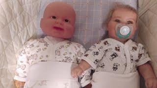 Vlog:реборны заболели/поход к врачу с малышами 