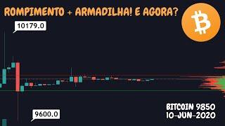 ANÁLISE BITCOIN - ROMPEMOS PARA CIMA + ARMADILHA - E AGORA? - Análise Técnica/Sentimento 10/06