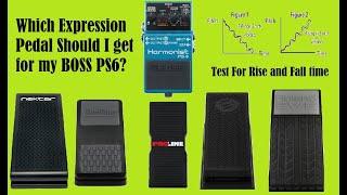 Which Expression Pedal is perfect for Boss PS6 Harmonist Pedal?  Test with 5 Pedals in S Bend Mode.