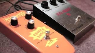 EHX Big Muff and Colorsound Power Boost Tone Tutorial