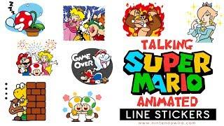 Even More Super Mario Animated Stickers | Line Sticker Showcase