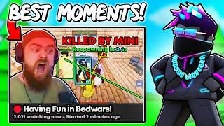 My Best STREAMSNIPING MOMENTS In Roblox BedWars (Marathon)