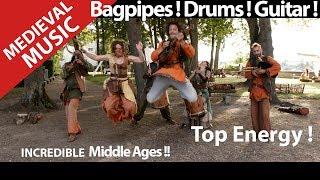 Medieval Music ! Bagpipes middle ages ! Renaissance ! Castle in The Loire Valley Hurryken Production