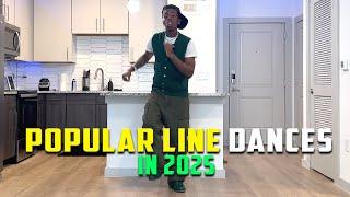 Popular Line Dances in 2025 (Boots on the Ground, Country Girl, Flex) - Tutorial