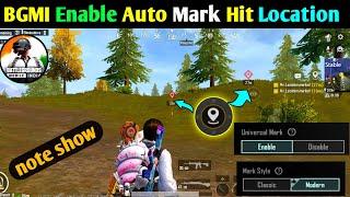 How to Enable Auto Mark Hit Location in PUBG MOBILE & BGMI 2023 bgmi Auto mark hit location