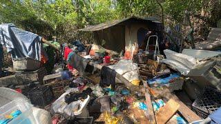 Florida Homeless Starting To Hide In Mangroves Swamps! Uninhabitable Mosquito Infested Woods!