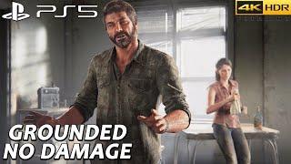 The Last of Us Part 1 PS5 Aggressive Gameplay - The Quarantine Zone ( GROUNDED / NO DAMAGE )