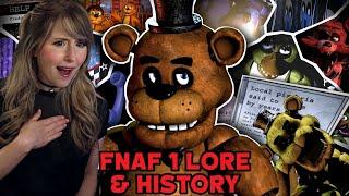 HORROR FAN REACTS TO FIVE NIGHTS AT FREDDY'S 1 LORE & HISTORY