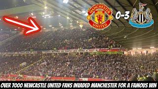 Manchester United 0-3 Newcastle vlog - CRAZY AWAY END LIMBS as FANS TAUNT EACH OTHER !!!!!