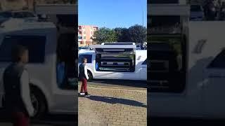 Spinning Hearse with Lamborghini Doors