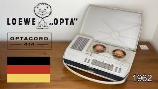 Loewe-Opta Optacord 414 Reel to Reel Tape Recorder