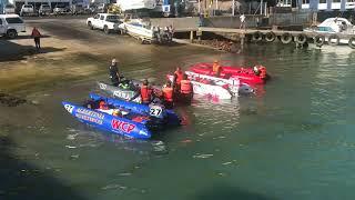 GORDONS BAY VILLAGE HARBOUR in the WESTERN CAPE in SOUTH AFRICA