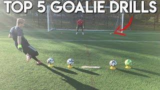 TOP 5 GOALKEEPER TRAINING DRILLS - REACTION DRILLS FOR GOALIES