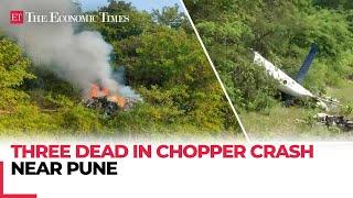 Helicopter crashes in Pune's Bavdhan area; three onboard killed