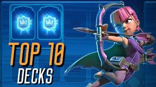 10 BEST DECKS for Double Evolution Tournament - Clash Royale